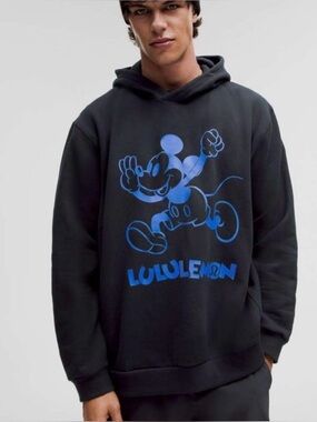 NWT XL Lululemon Steady State Pullover Plush Fleece Hoodie Disney Mickey UNISEX